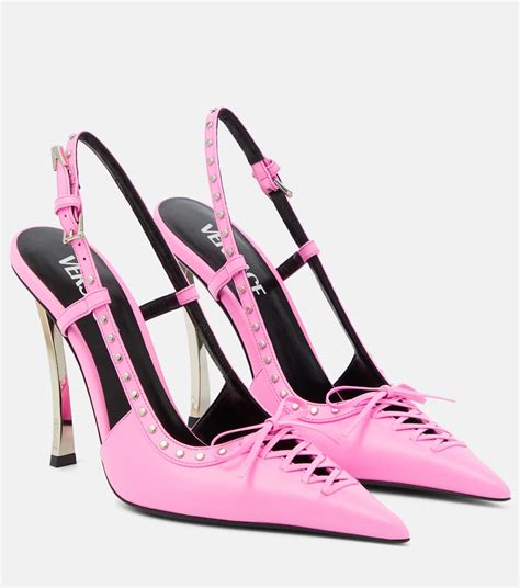 versace slingback heels